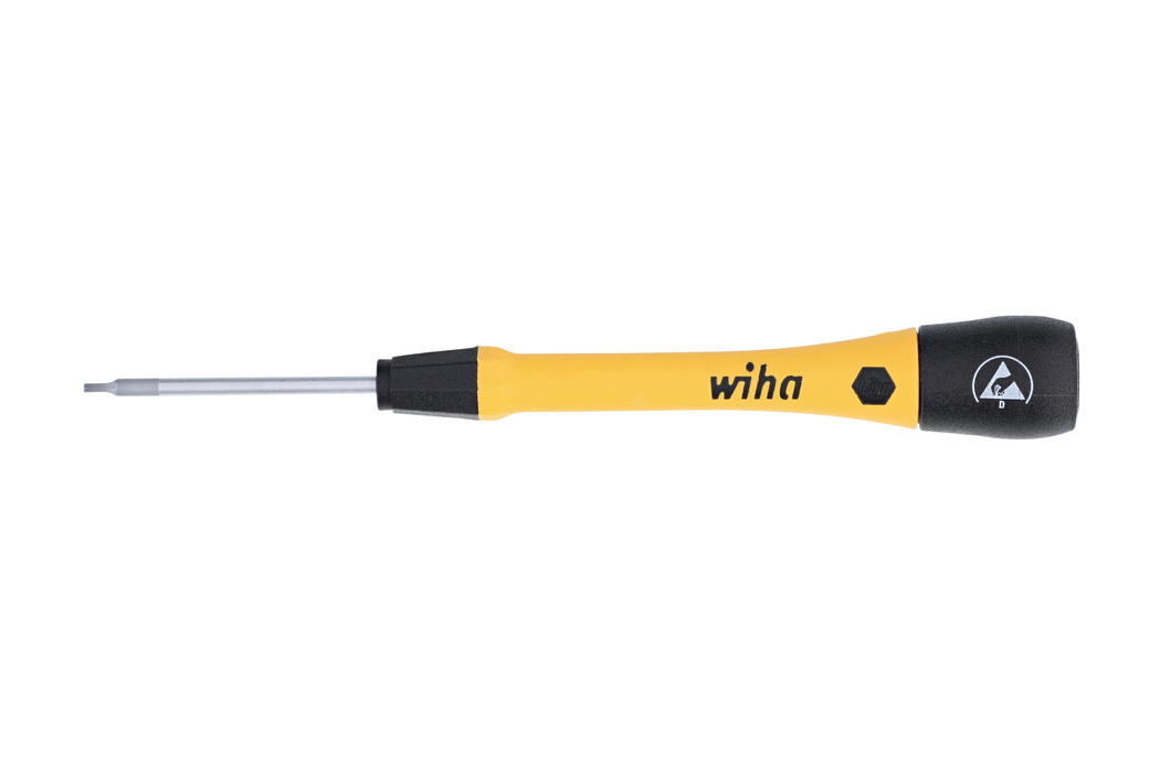 Wiha 27552 ESD Safe PicoFinish Precision Hex Screwdriver - 1.3mm x 40mm