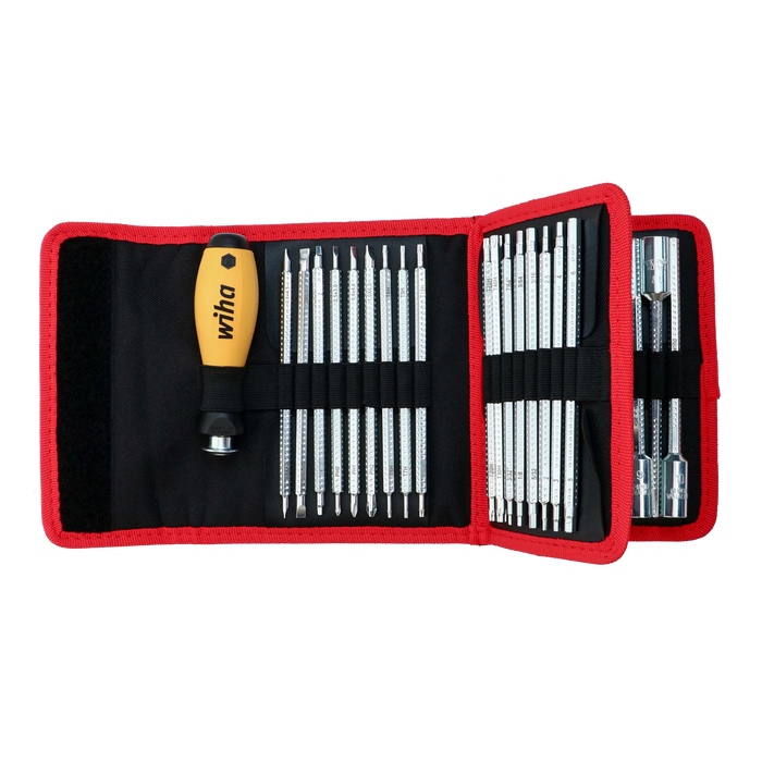 Wiha 28187 32 Piece ESD Safe Drive-Loc VI Wallet Set