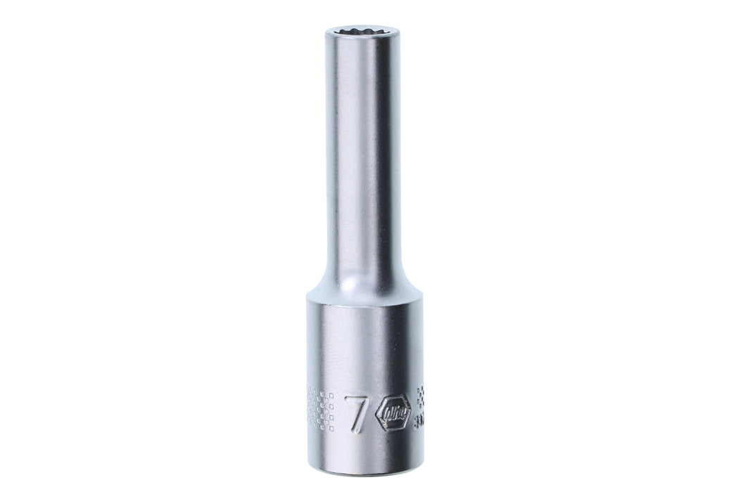 Wiha 33750 12 Point - 3/8" Drive Deep Socket 7.0mm