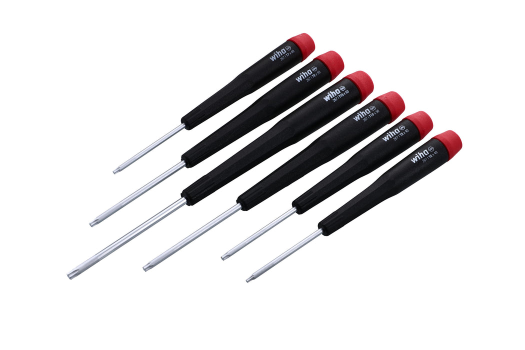 Wiha 26790 6 Piece Precision Torx Screwdriver Set