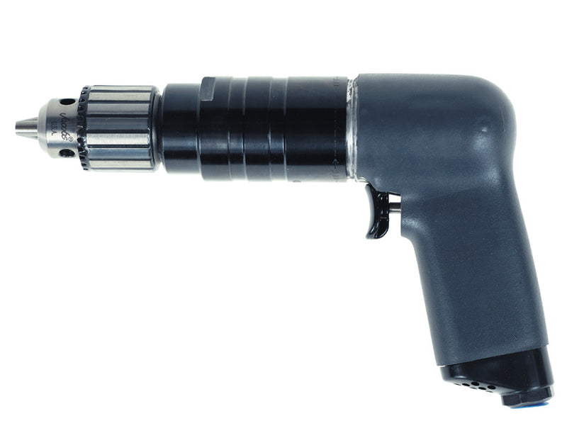 Ingersoll Rand 7AMST6, 3/8" Keyed Chuck Air Drill, 1400 RPM, 0.75 HP, 130.1in-lb Torque, Pistol