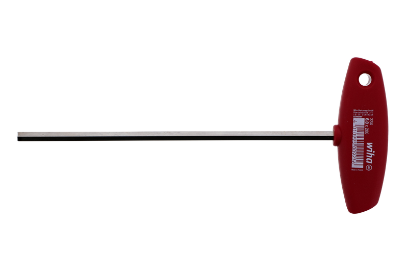 Wiha 33416 Classic Grip Hex Metric T-Handle 6.0mm