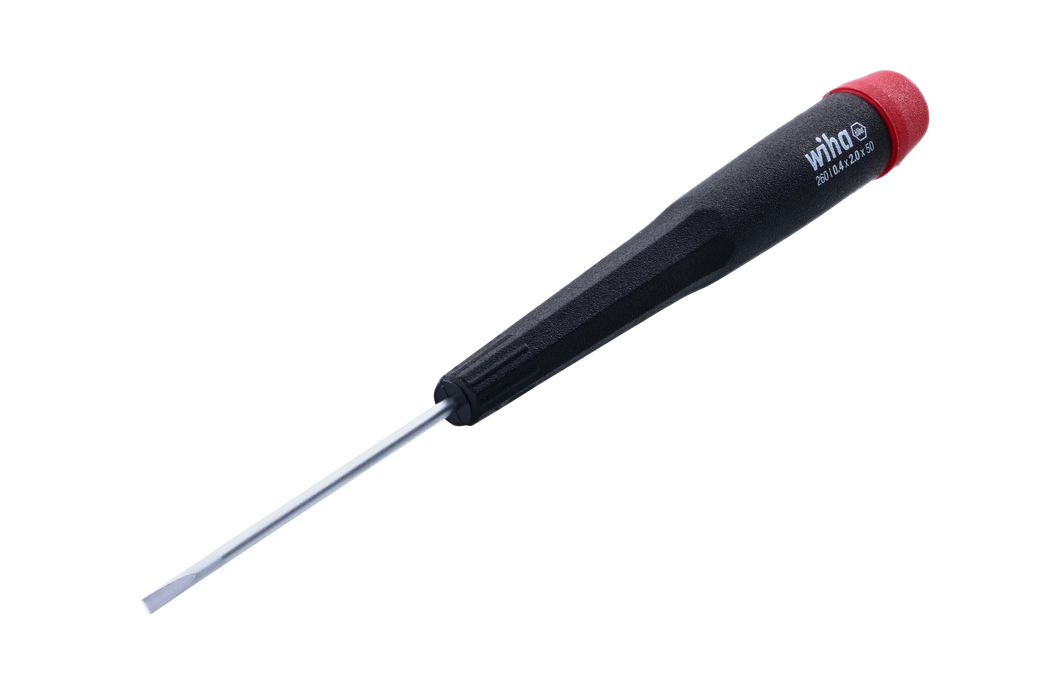 Wiha 26022 Precision Slotted Screwdriver 2.0mm x 50mm