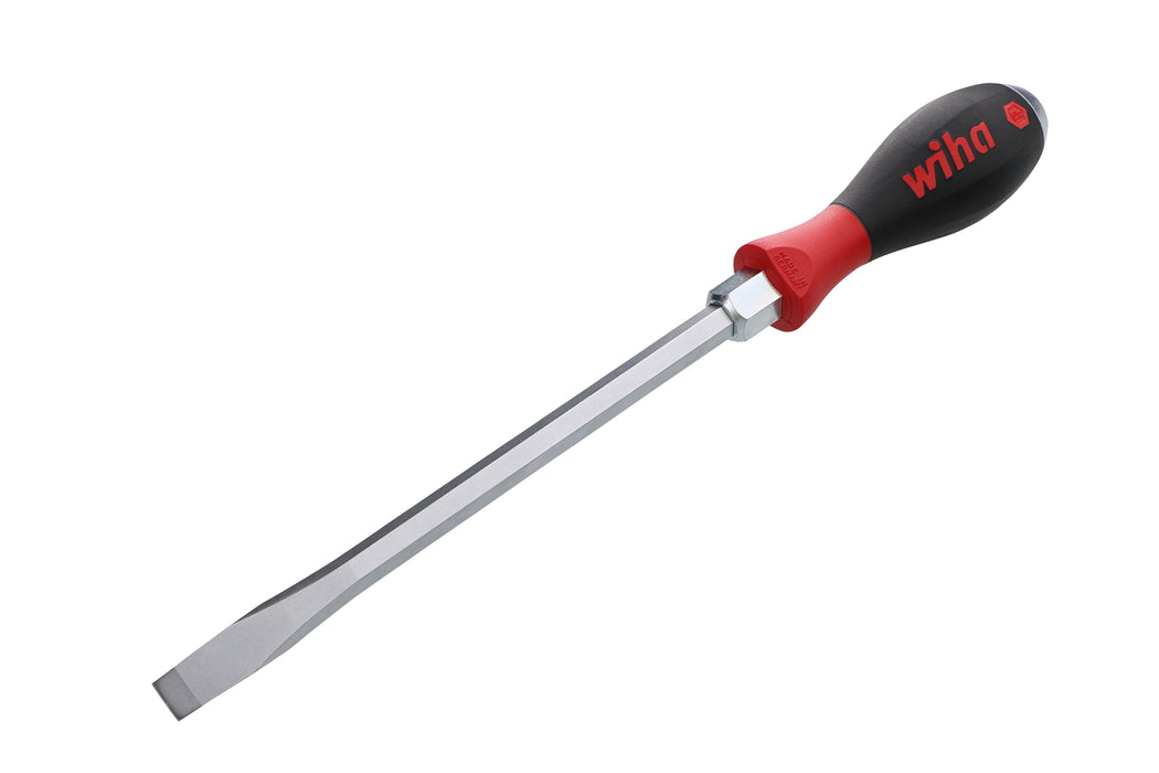 Wiha 53040 SoftFinish X Heavy Duty Slotted Screwdriver 12.0mm x 200mm