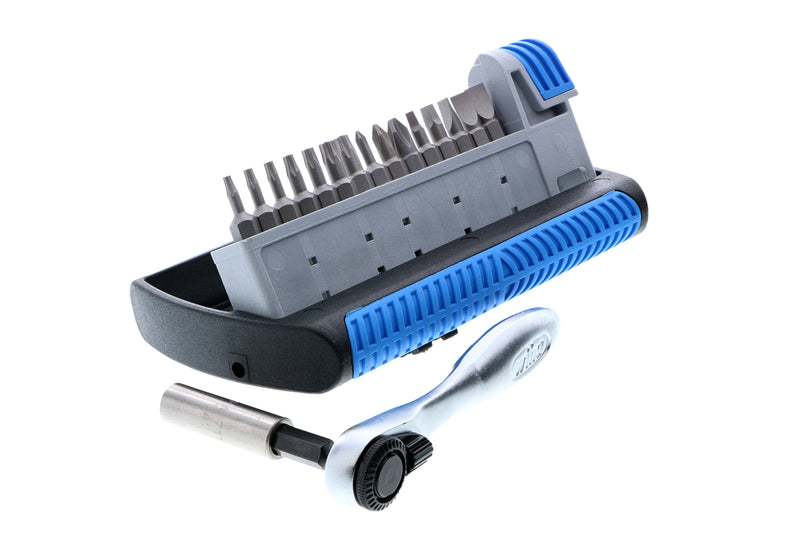 Wiha 79499 17 Piece XLSelector Bit with Mini Ratchet Set