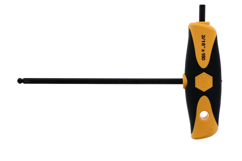 Wiha 33430 SoftGrip Ball End Hex SAE T-handle 3/16"