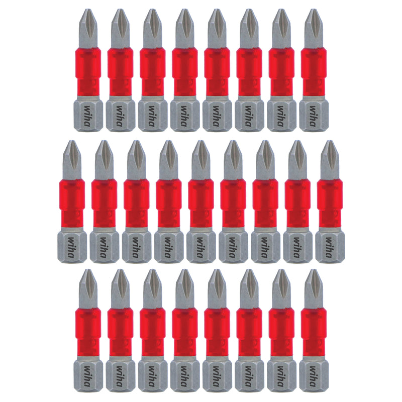 Wiha Phillips, MaxxTor, Torsion, 25-Pack, Screwdriver Bit