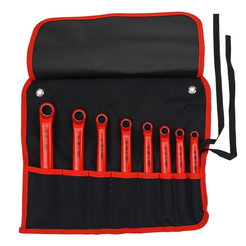Wiha 21095 8 Piece Insulated Deep Offset Wrench Set - Metric