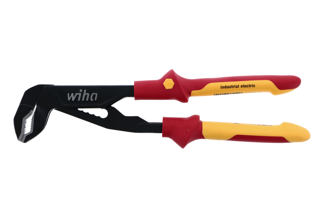 Wiha 32954 Insulated V-Jaw Tongue and Groove Pliers 10.0"