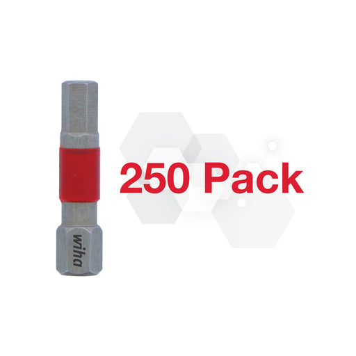 Wiha 76519, MaxxTor, Torsion, Metric Hex Screwdriver Bit