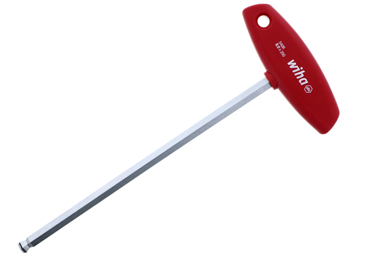 Wiha 54080 Classic Grip MagicRing Ball End Hex T-handle 8.0mm