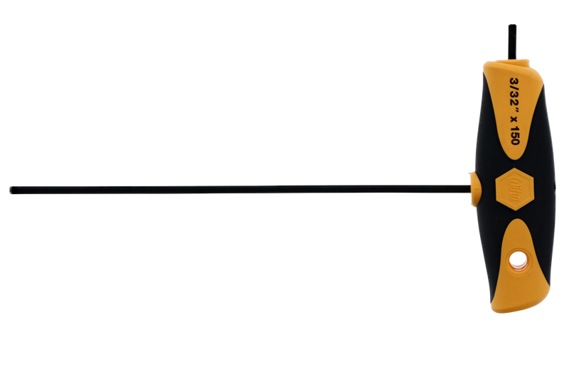 Wiha 33420 SoftGrip Hex T-Handle 3/32"