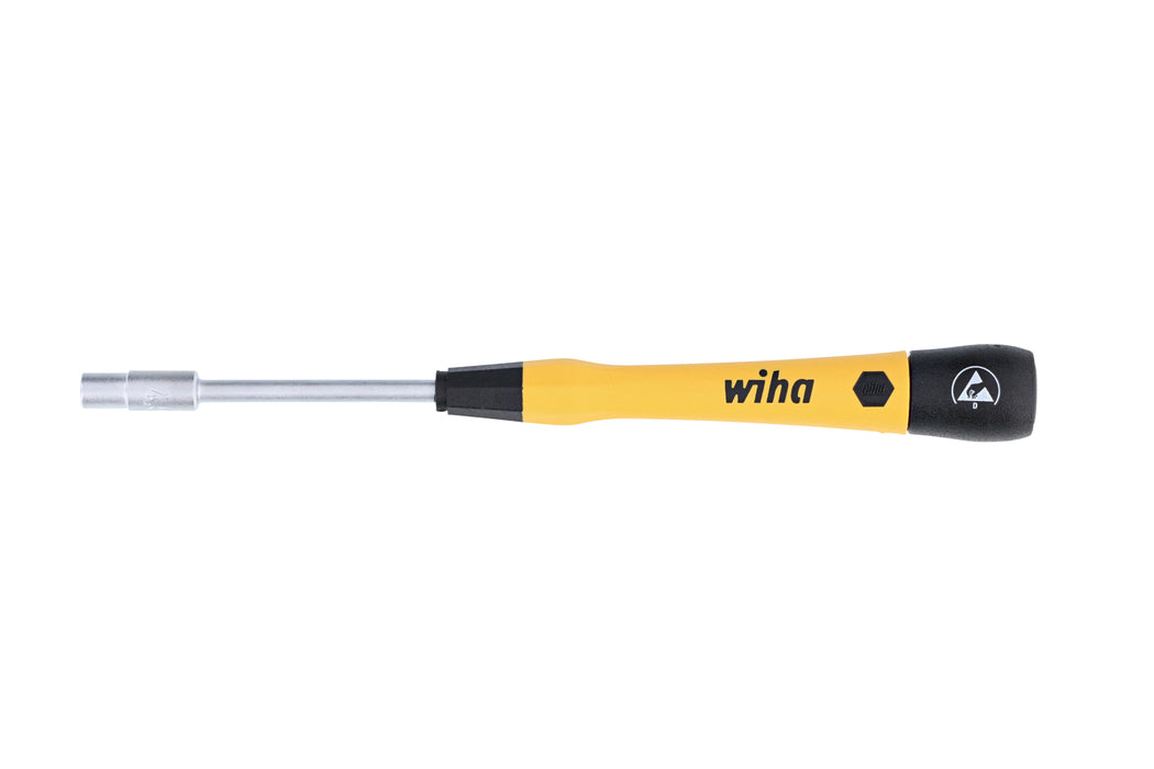 Wiha 27786 ESD Safe PicoFinish Precision Nut Driver - 4.5mm x 60mm