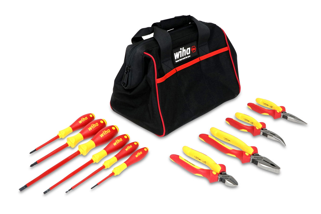 Wiha 32892 10 Piece Insulated Pliers-Cutters and Screwdriver Set