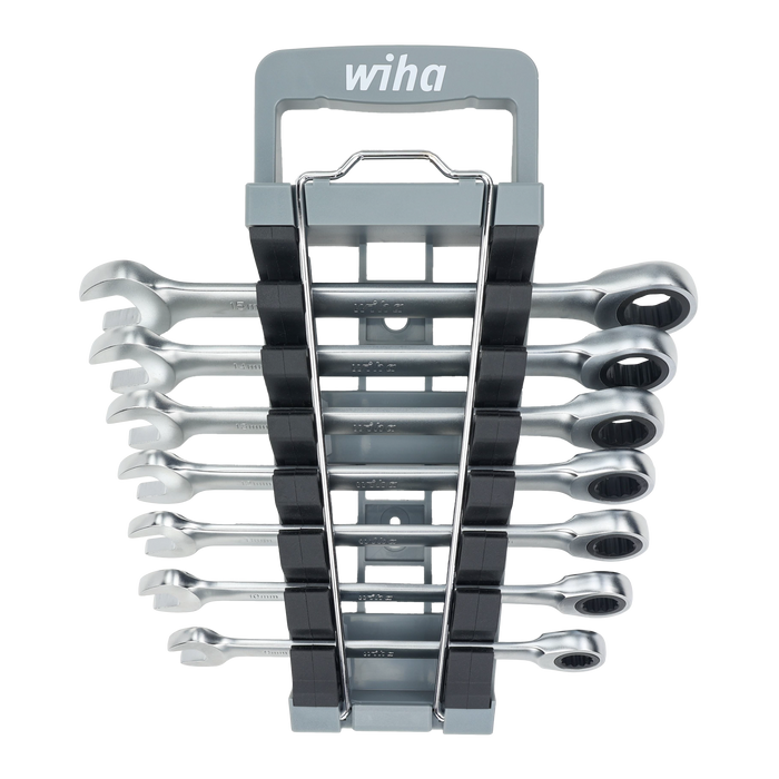 Wiha 30390 7 Piece Combination Ratchet Wrench Set - Metric