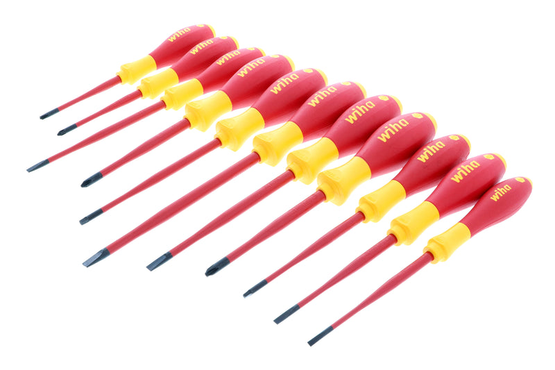 Wiha 32198 11 Piece Insulated SlimLine Screwdriver Set