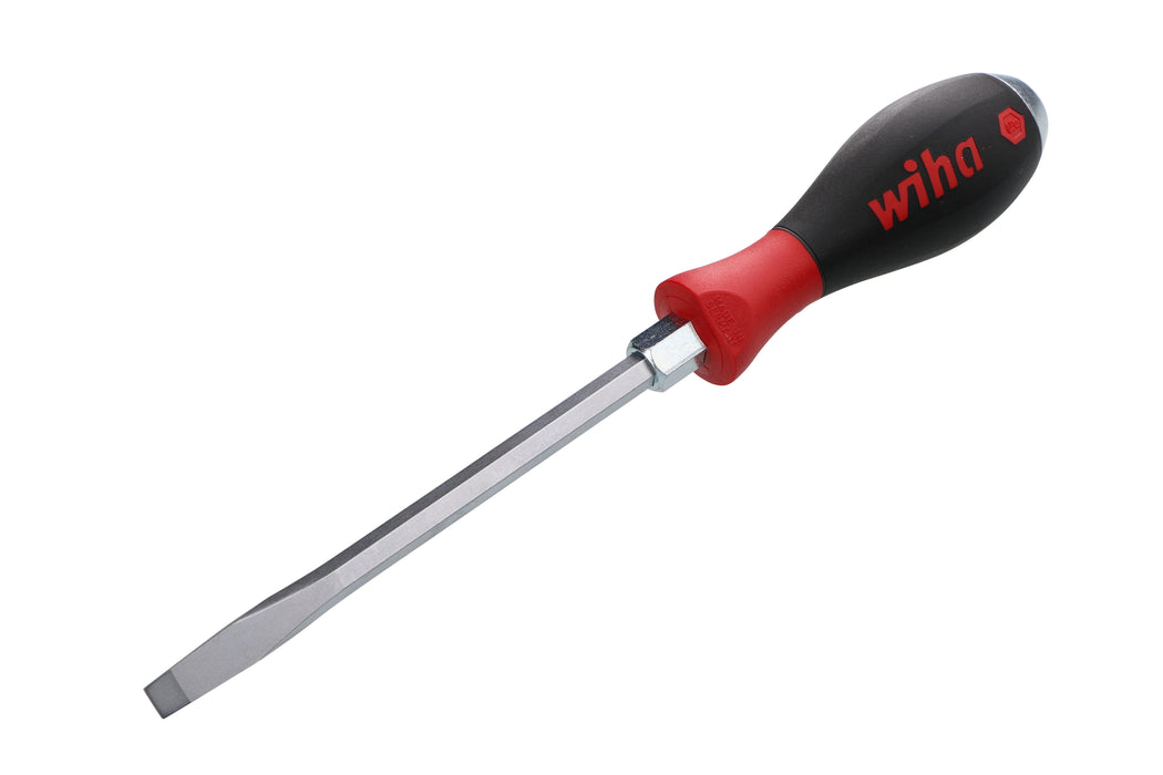 Wiha 53027 SoftFinish X Heavy Duty Slotted Screwdriver 8.0mm x 150mm