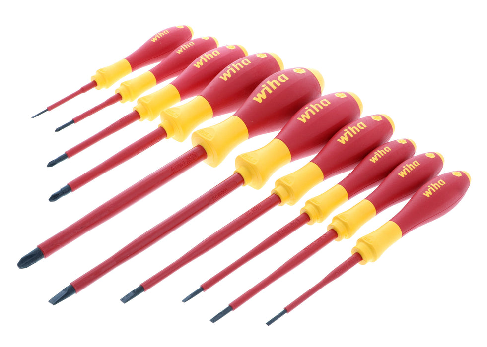 Wiha 32093 10 Piece Insulated SoftFinish Screwdriver Set