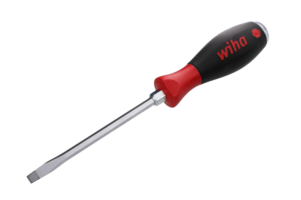 Wiha 53025 SoftFinish X Heavy Duty Slotted Screwdriver 6.5mm x 125mm