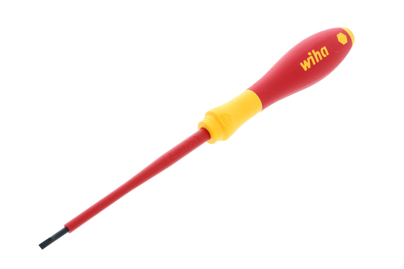 Wiha 32012 Insulated SoftFinish Slotted Screwdriver 3.0mm x 100mm