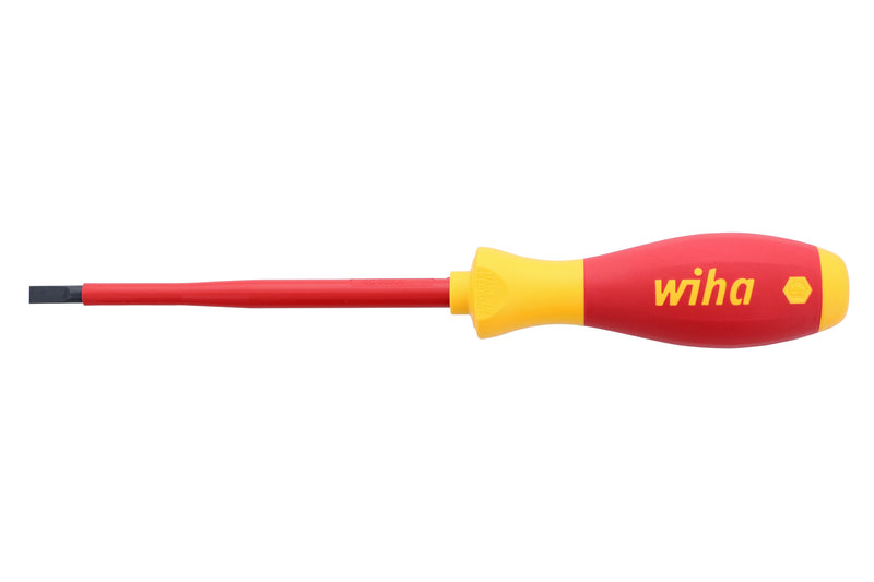 Wiha 32031 Insulated SoftFinish Slotted Screwdriver 5.5mm x 125mm
