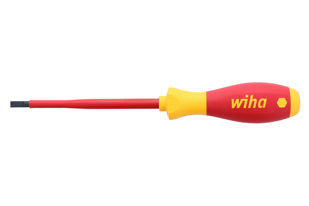 Wiha 32031 Insulated SoftFinish Slotted Screwdriver 5.5mm x 125mm