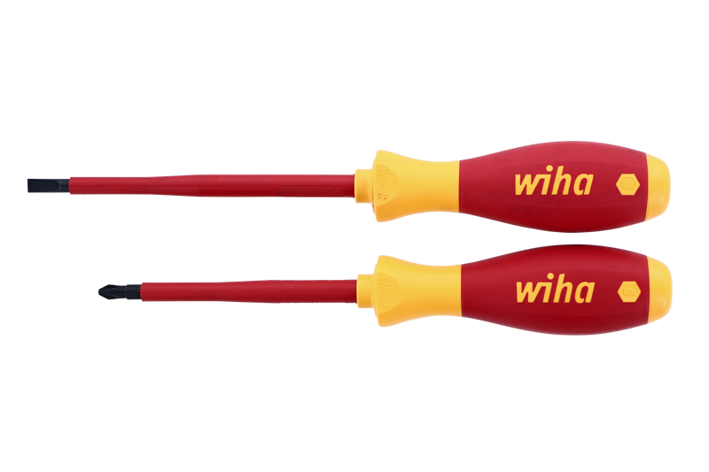 Wiha 32105 2 Piece Insulated SoftFinish Screwdriver Set
