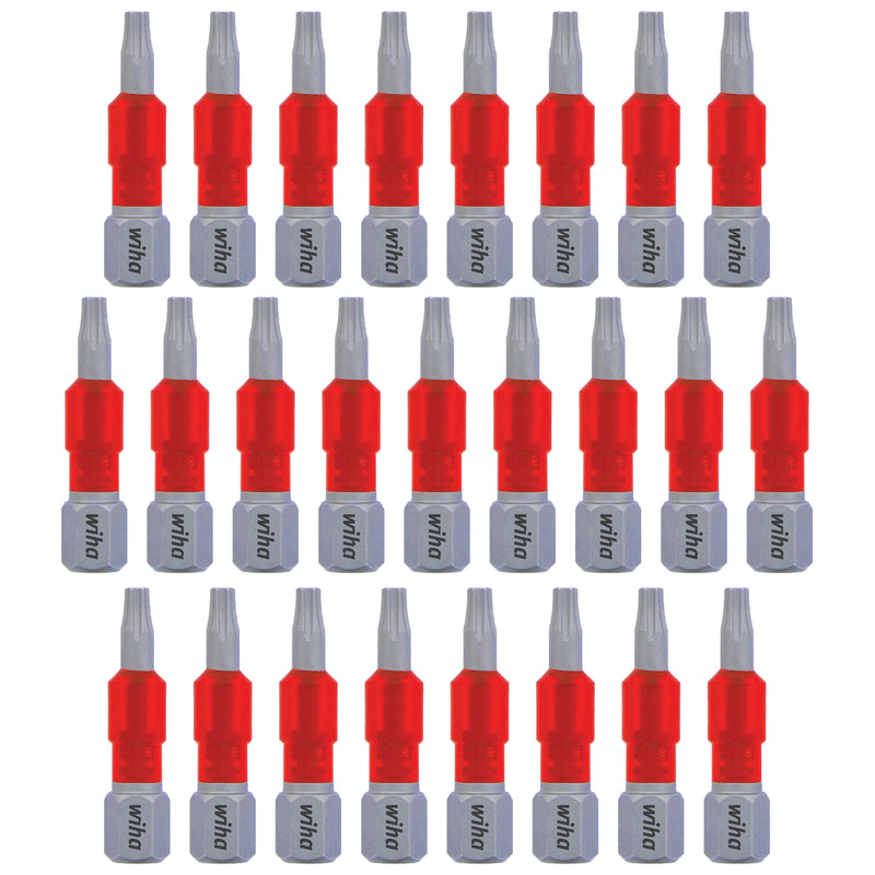 Wiha Torx, MaxxTor, Torsion, 25-Pack, Screwdriver Bit