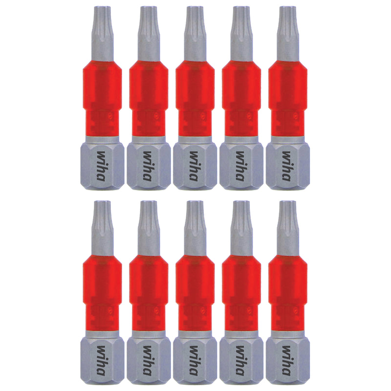 Wiha Torx, MaxxTor, Torsion, 10-Pack, Screwdriver Bit