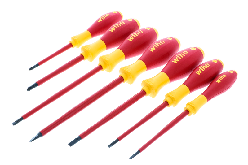 Wiha 32097 7 Piece Insulated SoftFinish Screwdriver Set