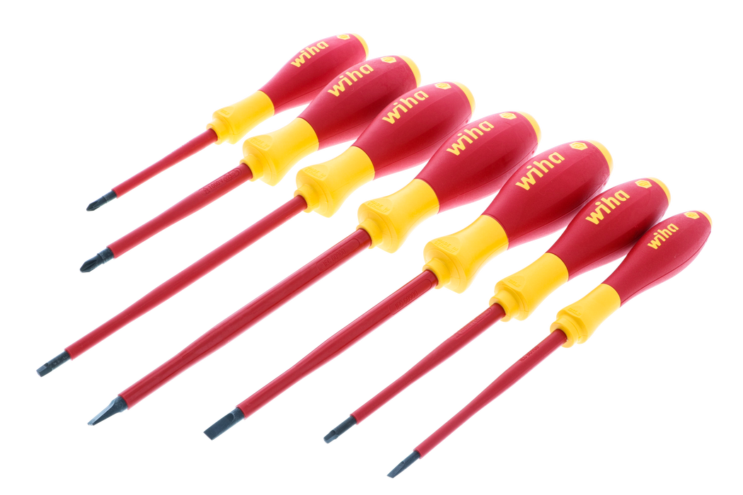 Wiha 32097 7 Piece Insulated SoftFinish Screwdriver Set