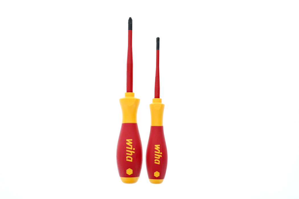 Wiha 30770 2 Piece Insulated Terminal Block Xeno Screwdriver Set