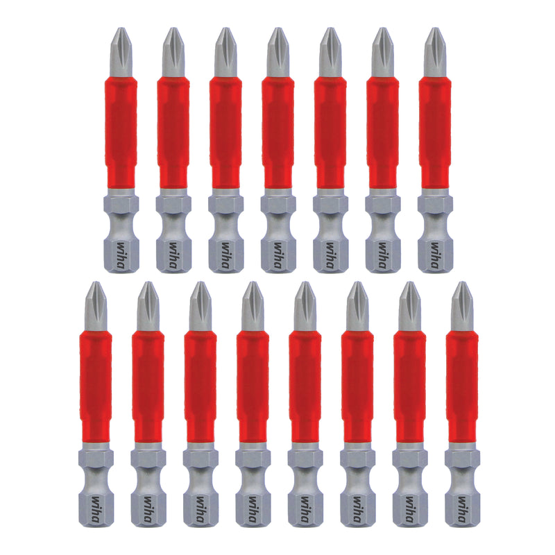 Wiha Phillips, MaxxTor, Torsion, 15-Pack, Screwdriver Bit