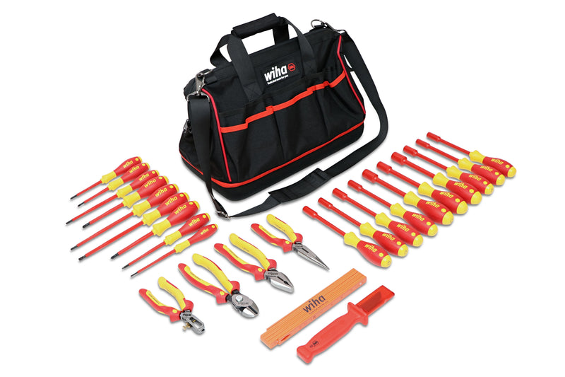 Wiha 32879 25 Piece Insulated Pliers-Cutters and Screwdriver Set